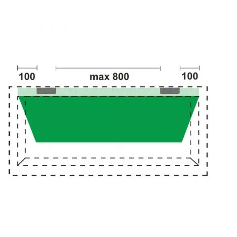 AXA 17110923/VE TITAN VEILIGHEIDSSCHARNIER  89MM