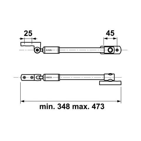 AXA 28250081/E TELESCOPISCHE UITZETTER 30EX