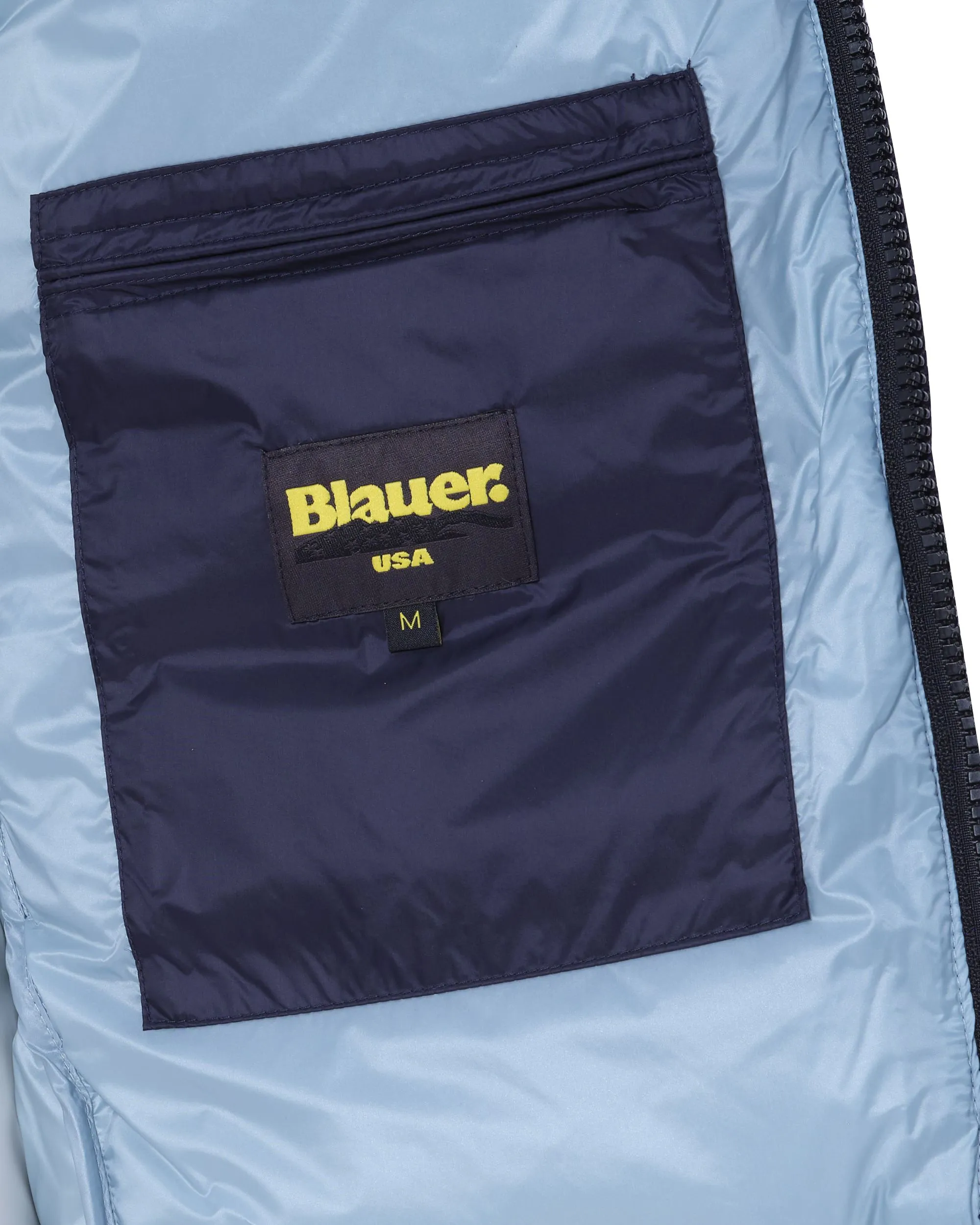 Blauer Gewatteerde jas
