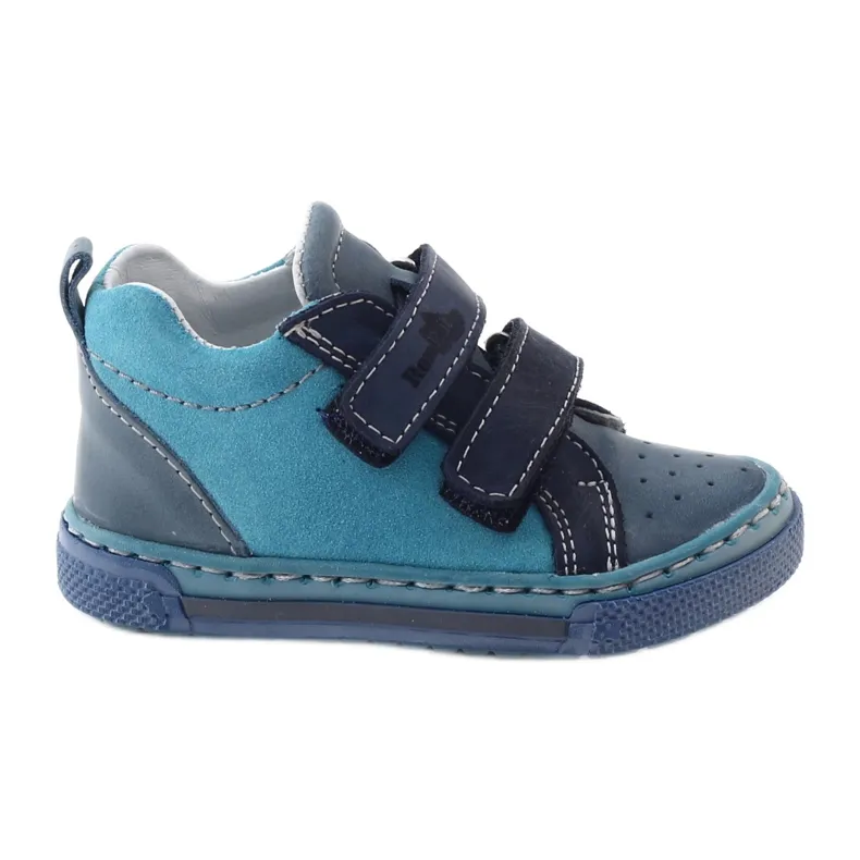 Booties jongens kinderschoenen Ren But 1429 blauw veelkleurig