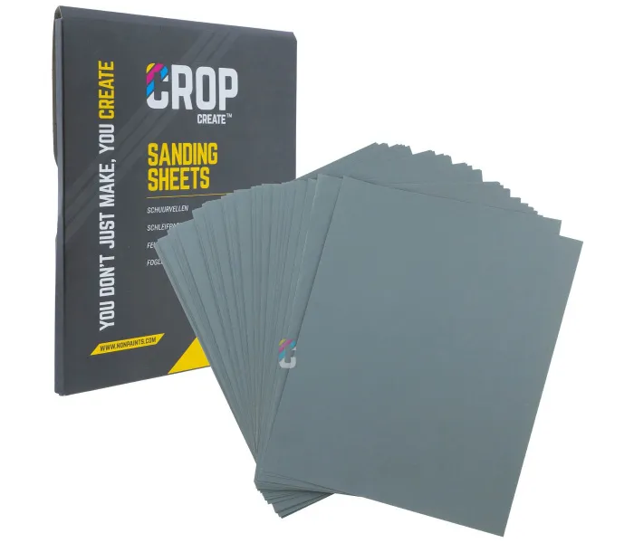 CROP SCHUURPAPIER KORREL 120  230X280MM  50 STUKS