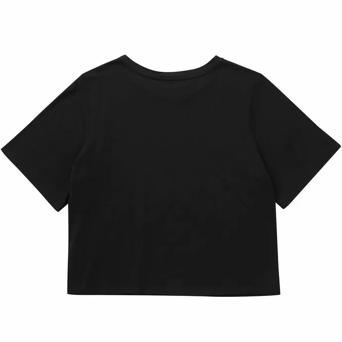 DAMES TSHIRT KILLSTAR  PICK YOUR POISON BOX CROP  ZWART