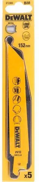 DEWALT DT2385 RECIPROZAAGBLAD DEWDT2385QZ