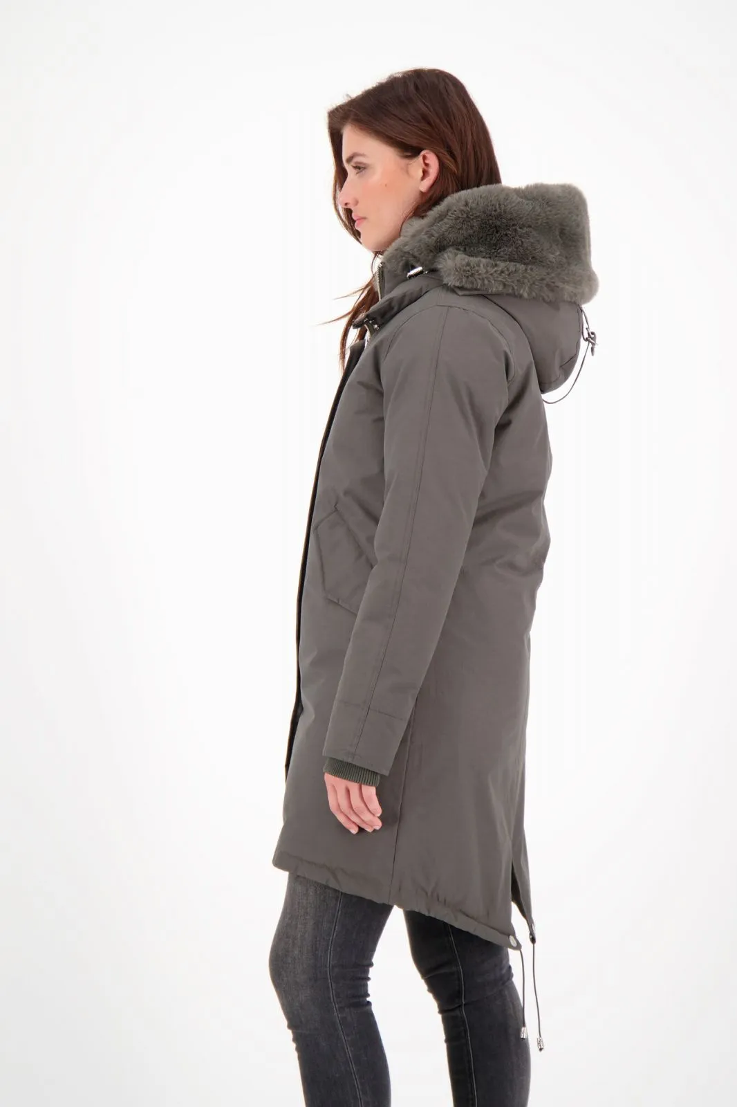 DOUBLE ZIP FISHTAIL PARKA