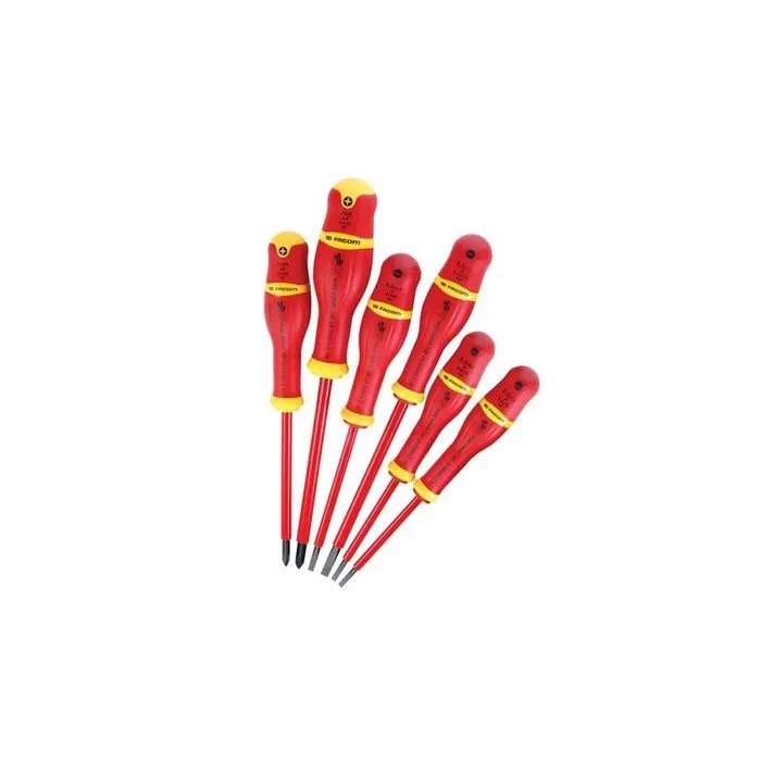 FACOM SET 6 GEISOLEERDE SCHROEVENDRAAIERS PROTWIST