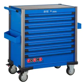 FORCE 10318B Jumbo serie gereedschapswagen (leeg) Blauw