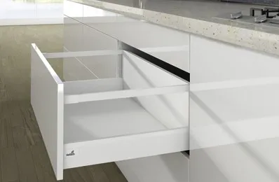 FRONTLADE DW RELING HETTICH CE staal wit  gecoat*ArciTech*