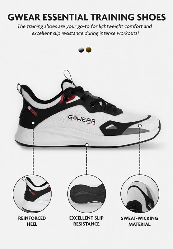 GWEAR ESSENTIAL TRAINING SHOES  WHITE  EU 38