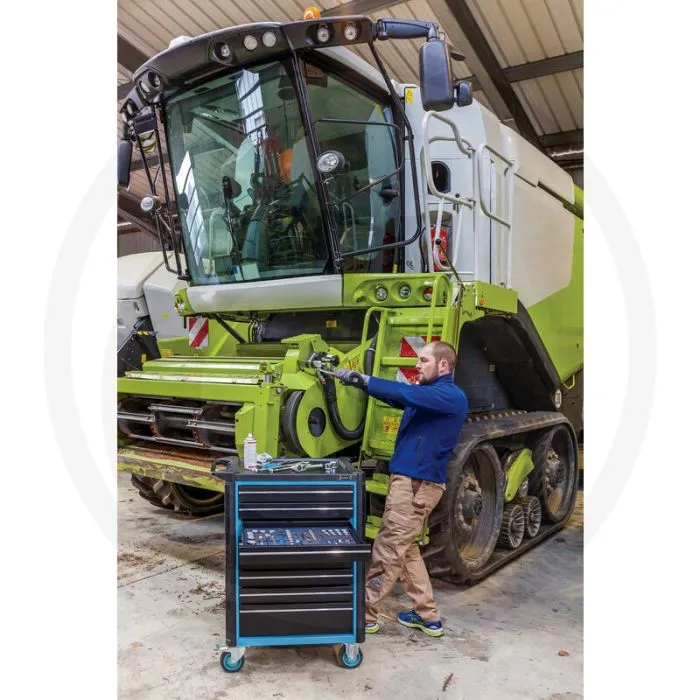 HAZET GEREEDSCHAPSWAGEN ASSISTENT® 179 N7/137  HAZET BLAUW  RUIM WERKOPPERVLAK & ROBUUST ONTWERP