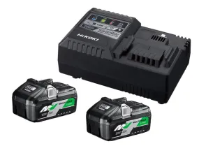 Hikoki UC18YSL3WF BoosterPack Multi-Volt - 2 x 8Ah 18 volt / 4Ah 36 volt + Lader UC18YSL3