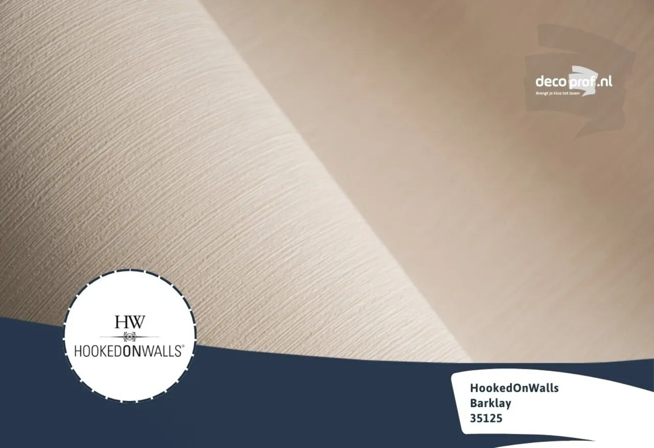 HOOKED ON WALLS BARKLAY BEHANG 35124  1 ROL  53 CM X 10,05 MTR