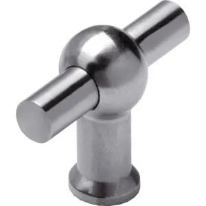 INTERSTEEL KNOP TVORM 18MM RECHT RVS INTERSTEEL