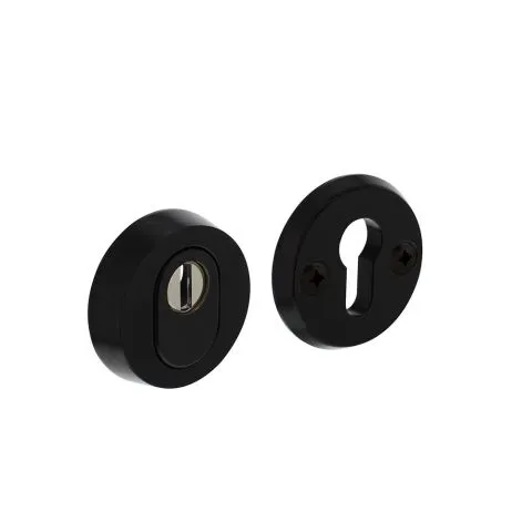 INTERSTEEL VEILIGHEIDSROZET SKG3  ø 60 MM  ZWART GELAKT  TYPE 3750  KERNTREKBEVEILIGING