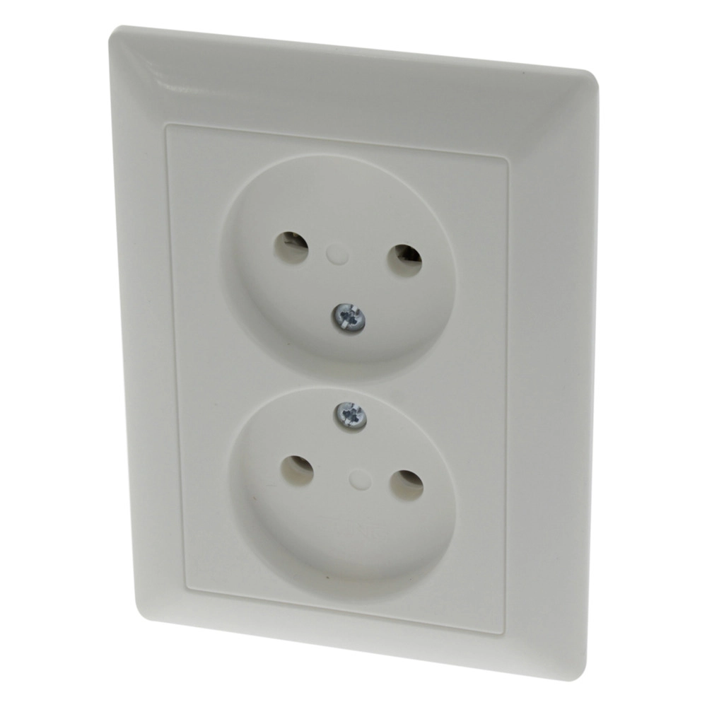 JUNG CONTACTDOOS AS500 INBOUW 2VOUDIG POLARWIT