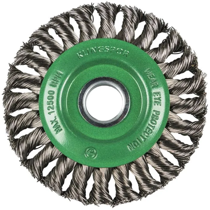 KLINGSPOR  BR 600 Z  BORSTELWIEL  115 MM  GETORDEERD RVS DRAAD