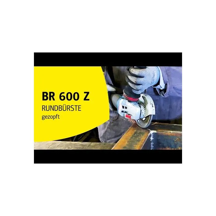 KLINGSPOR  BR 600 Z  BORSTELWIEL  115 MM  GETORDEERD RVS DRAAD