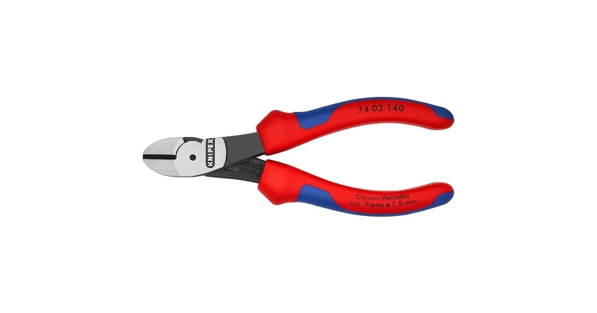 KNIPEX KRACHTZIJSNIJTANG 74 02 140 KNIPTANG (ROOD)
