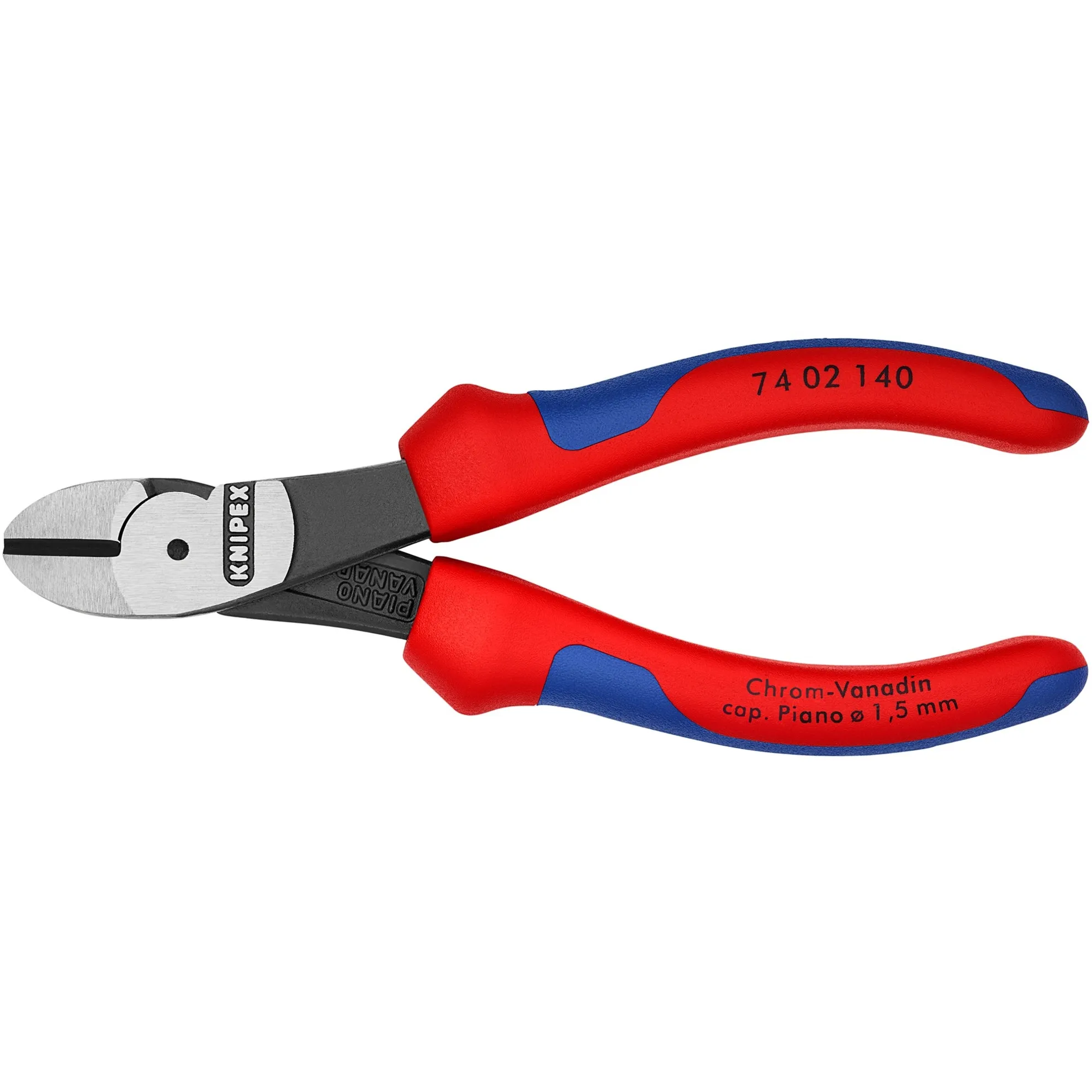 KNIPEX KRACHTZIJSNIJTANG 74 02 140 KNIPTANG (ROOD)