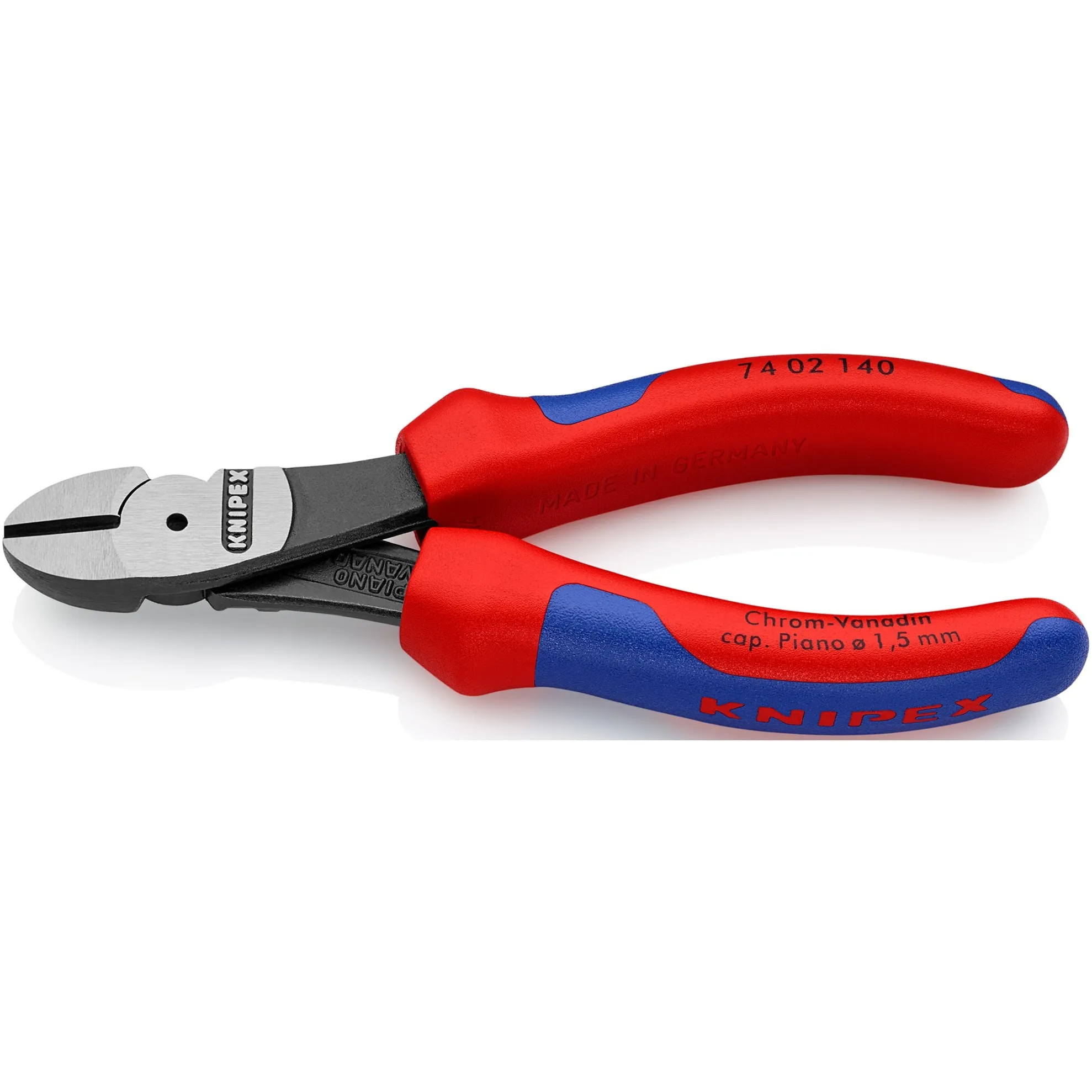 KNIPEX KRACHTZIJSNIJTANG 74 02 140 KNIPTANG (ROOD)