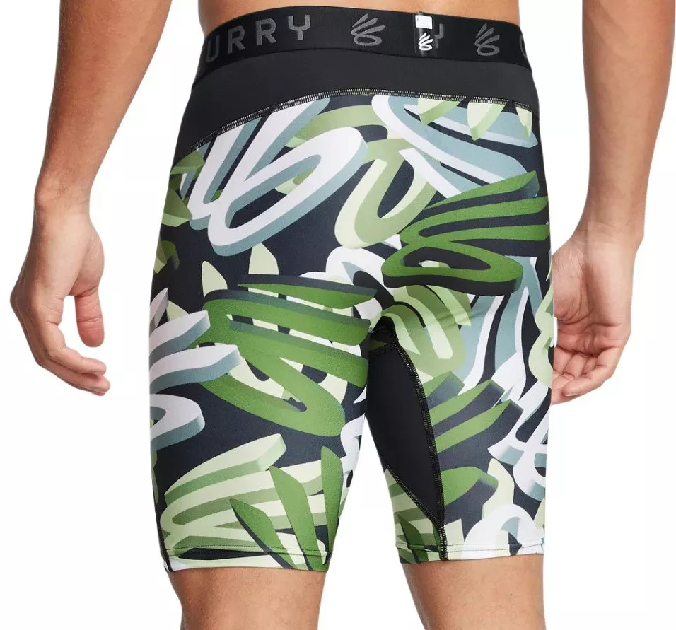 KORTE BROEKEN UNDER ARMOUR UA CURRY HG PRTD SHORTSGRN