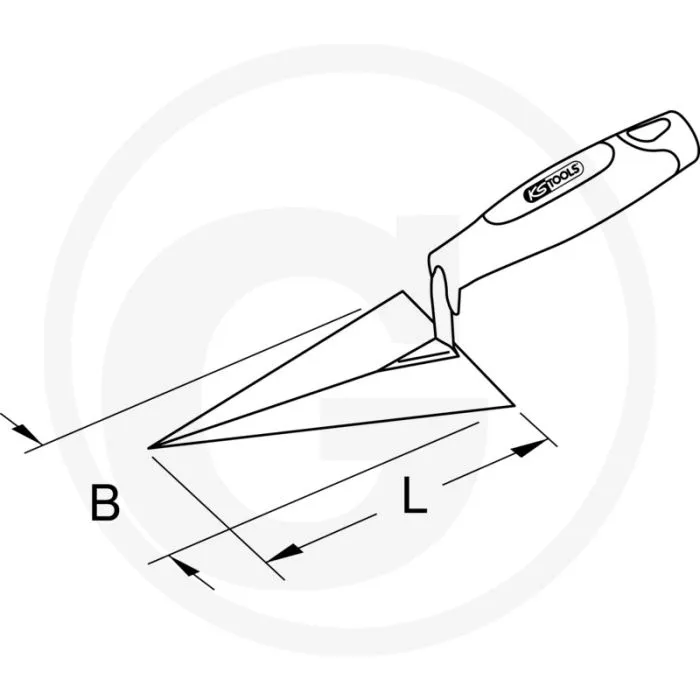 KS TOOLS BRONZE MAURERKELLE 135 MM  VONKVRIJ, CORROSIEBESTENDIG, ALUMINIUMBRONS
