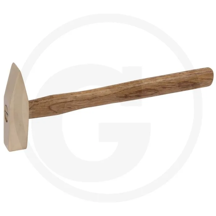 KS TOOLS BRONZE SCHLOSSERHAMMER 800G  VONKVRIJE, CORROSIEBESTENDIGE HAMER MET HICKORYSTIEL
