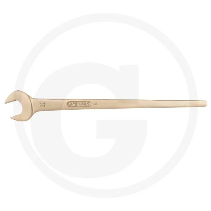 KS TOOLS BRONZE ZUGMAULSCHLüSSEL 15°, 22 MM  VONKVRIJ, EXPLOSIEBESTENDIG, CORROSIEBESTENDIG