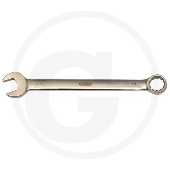 KS TOOLS TITANIUM+ RINGSTEEKSLEUTEL,GEBOGEN,19 MM  100% ANTIMAGNETISCH