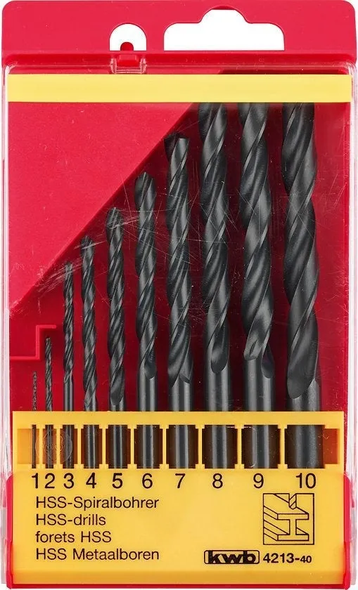 KWB HSS BORENSET 1  10 MM 10DELIG