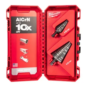 MILWAUKEE STEP DRILL COBALT ALCRN SET-2PC