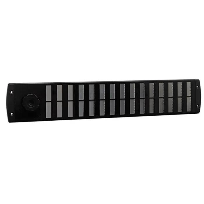 Nedco BV Bold Line schuifrooster 500x90mm Zwart