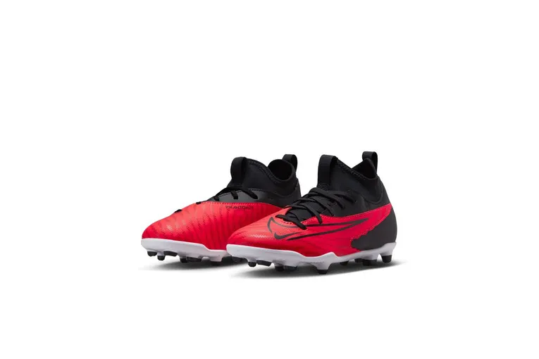 Nike Jr. Phantom GX Club voetbalschoen bright crimson/zwart KIDS