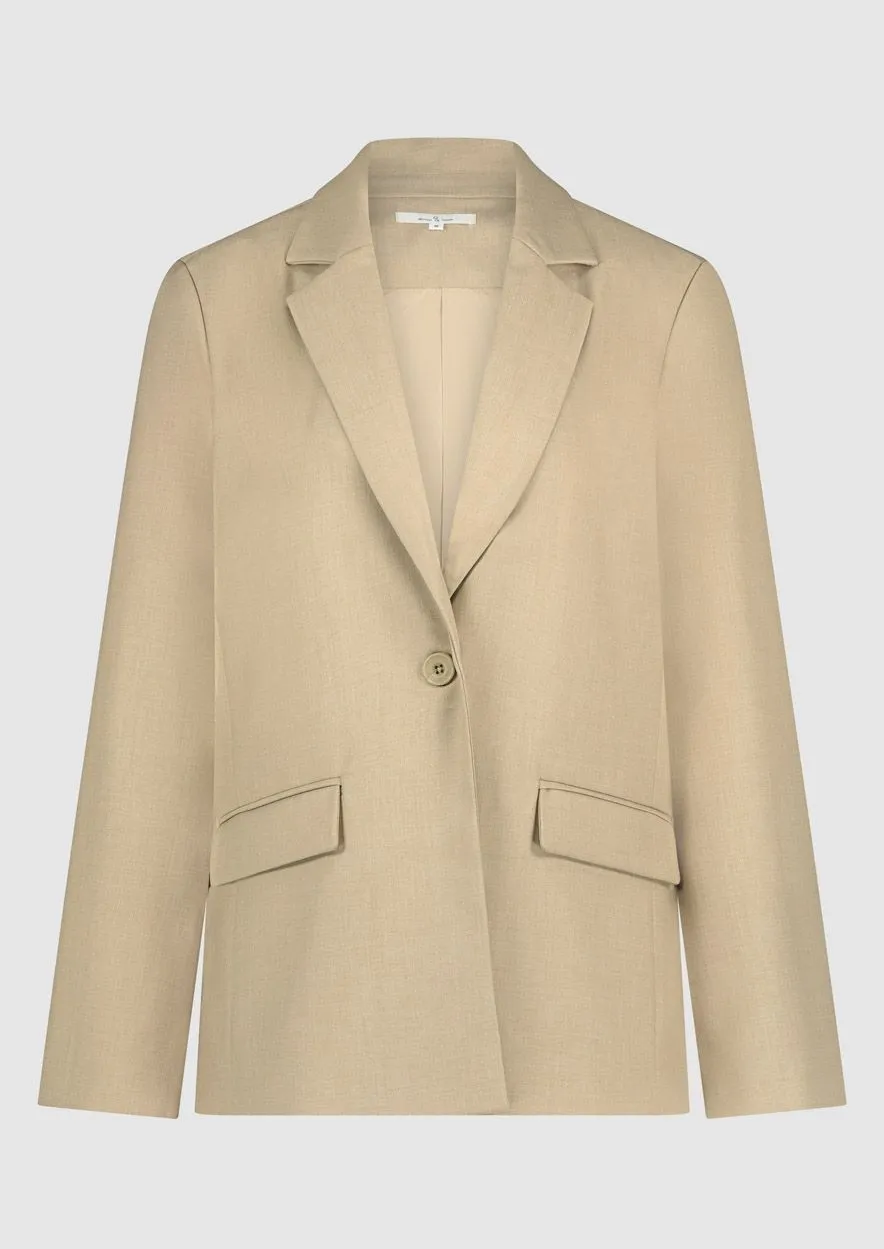 Nora Blazer Cool Coffee