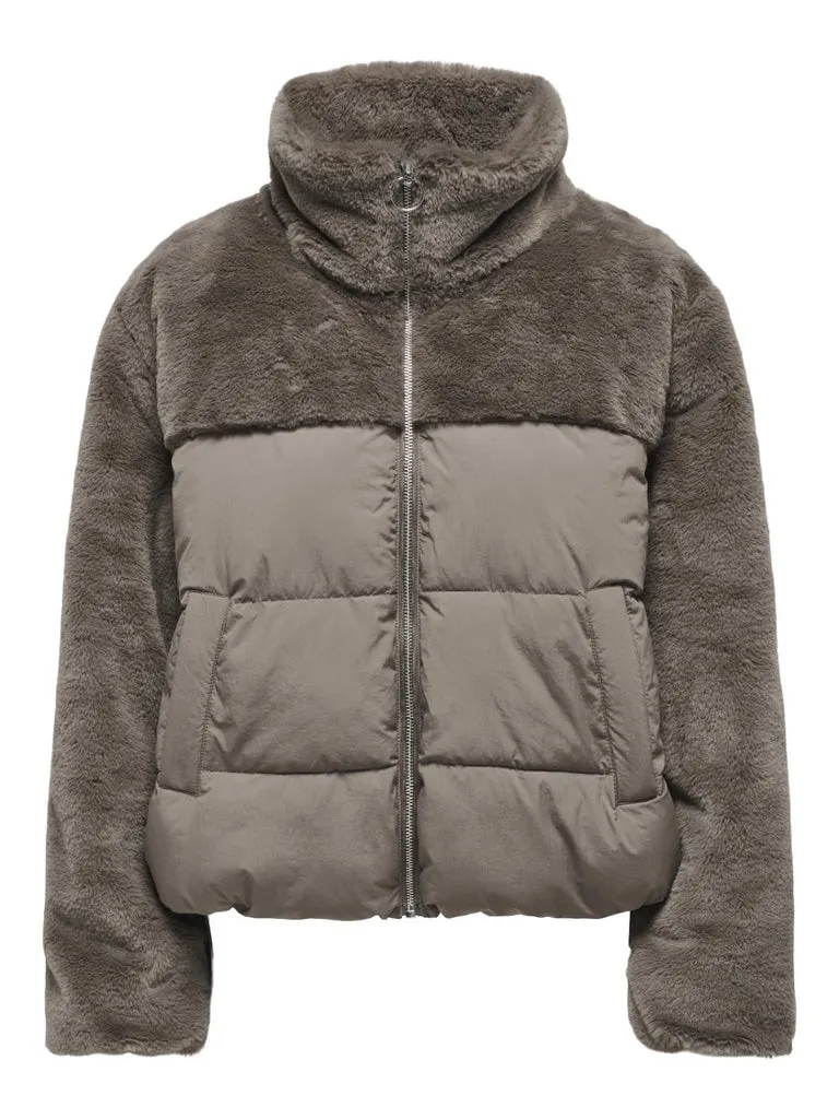 Only    ONLWANJA FUR PUFFER MIX JACKE