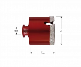 Rotec M14 diamantboorkroon PREMIUM