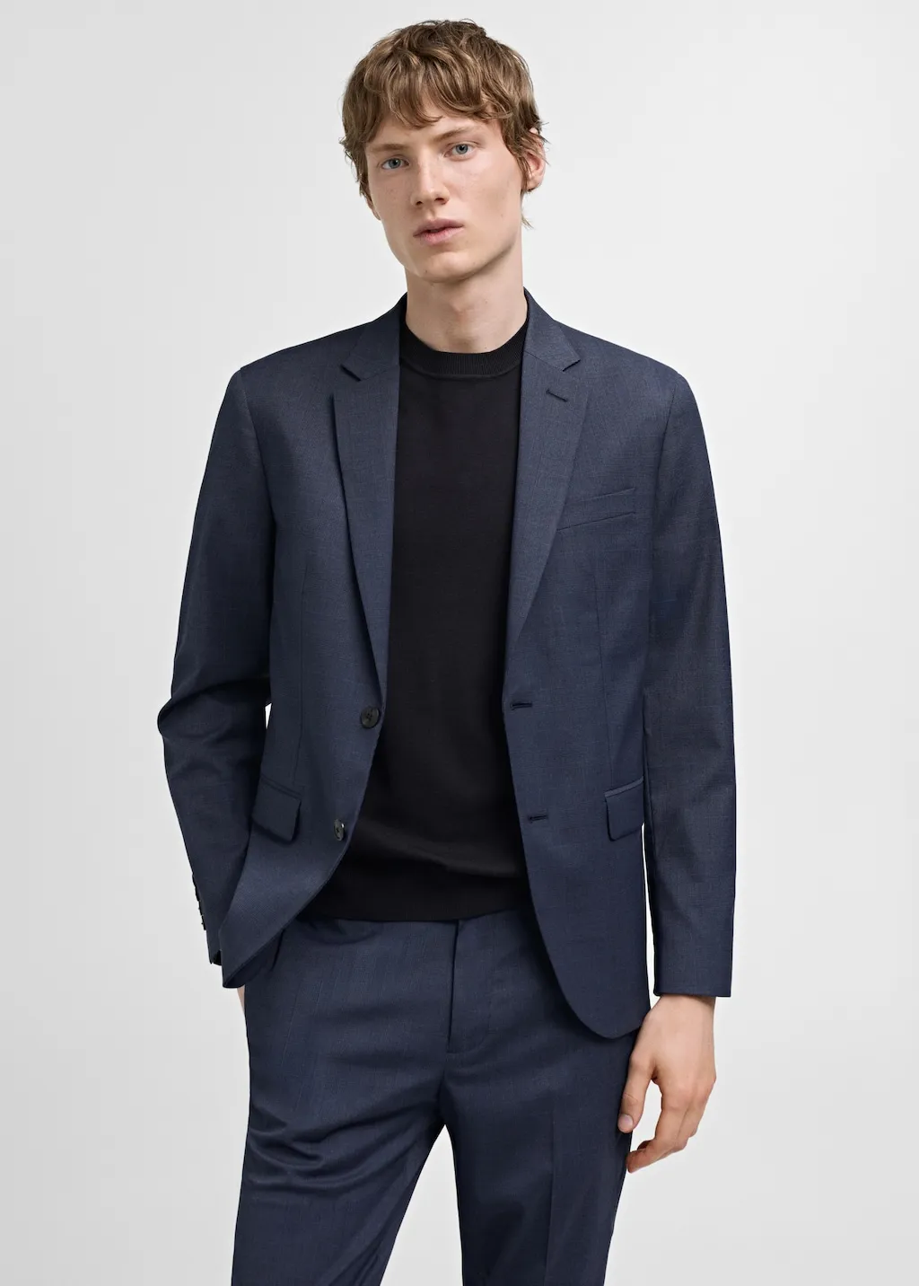 SUPER SLIMFIT BLAZER VAN STRETCH STOF