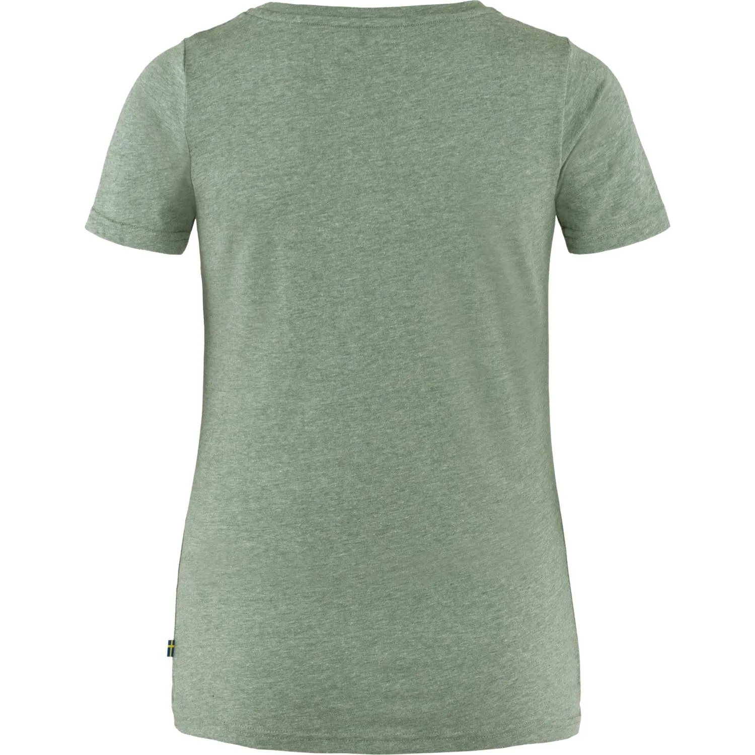 TSHIRT FJALLRAVEN WOMEN LOGO PATINA GREENMELANGE