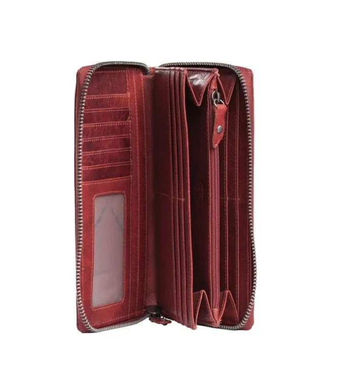 The Chesterfield Brand Ladies Wallet Havana red Portemonnee