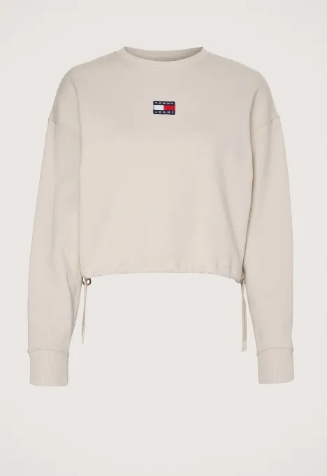 Tommy Jeans  Boxy Crop Badge Sweater DW0DW12722