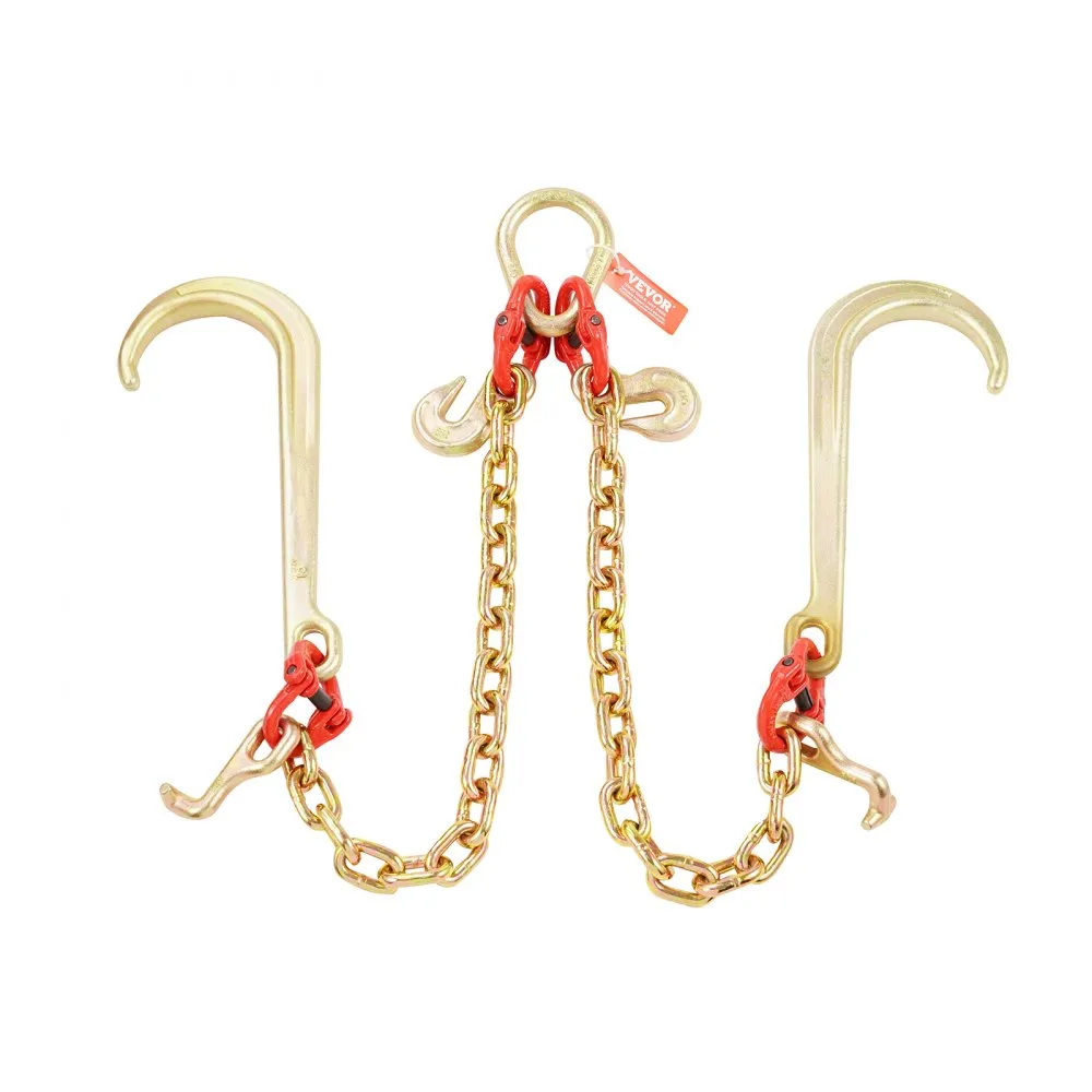 VEVOR 10 MM X 60 CM G80 TREKKETTING JHAAK VKETTING TRANSPORTKETTING 7074 KG