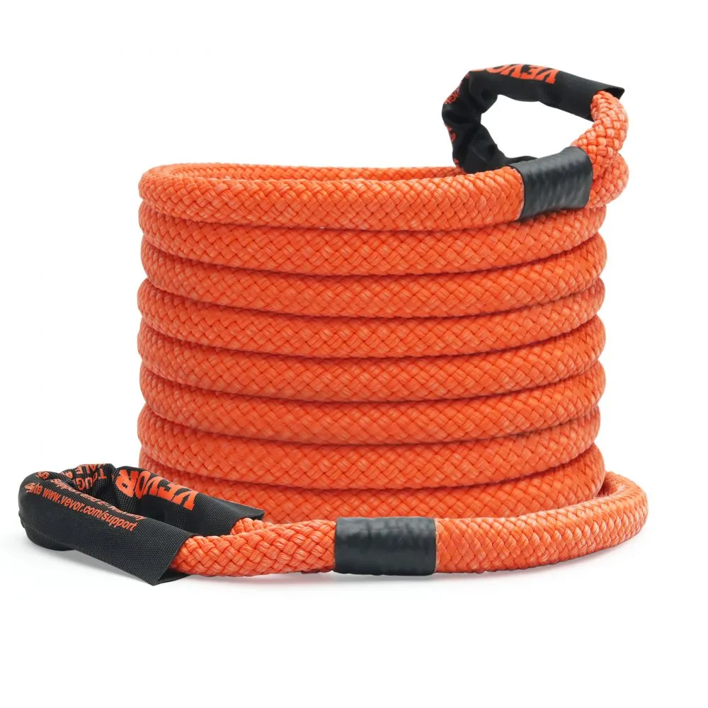 VEVOR 25 MM X 9 M SLEEPKABEL 17237 KG ZWARE OFFROAD SLEEPBAND EXTREEM ZWARE HERSTELBAND MET 30% ELASTISCHE ENERGIE VOOR JEEP AU
