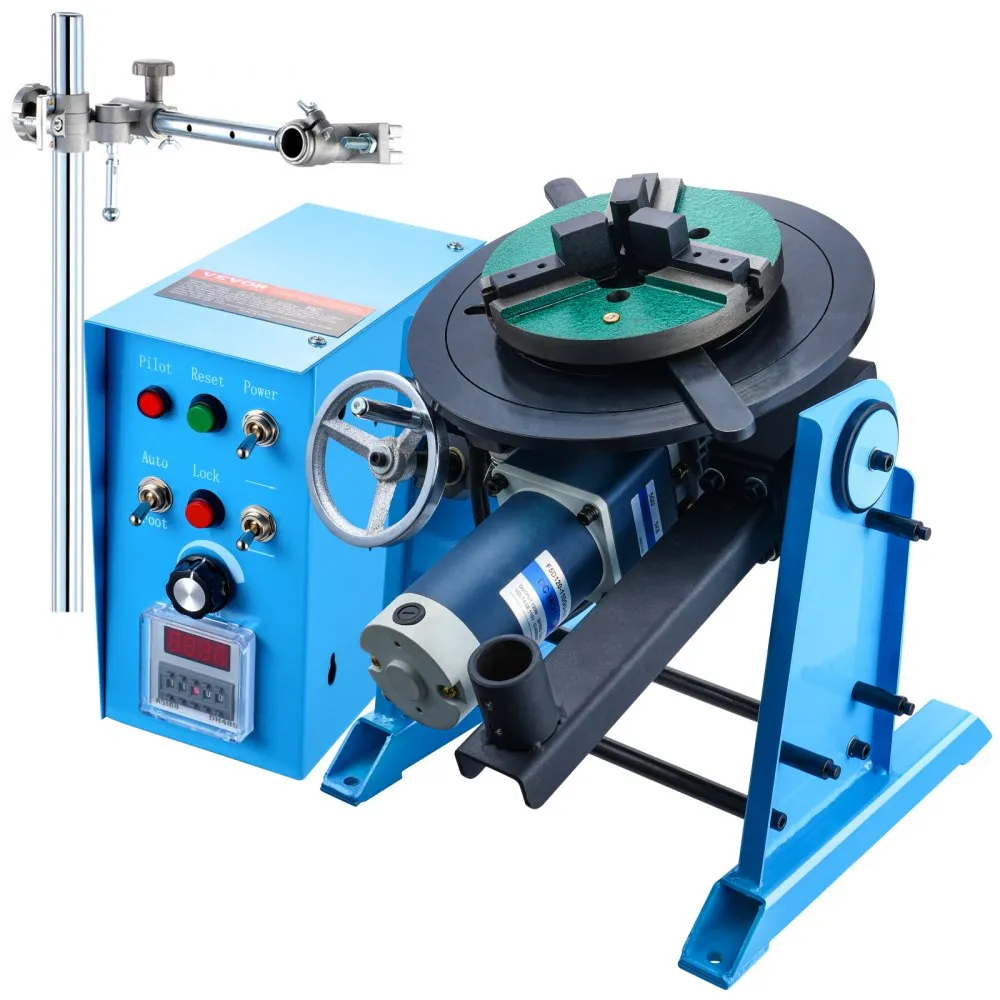 VEVOR DRAAITAFEL VOOR LASSEN 120 W LASPOSITIONEERDER 0,56 RPM MANIPULATOR 25 KG (HORIZONTAAL)/50 KG (VERTICAAL) DRAAITAFEL 090