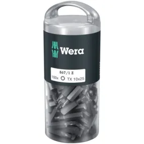 Wera 1/4" torx bit - t10 x 25mm (Per koker van 100 stuks)
