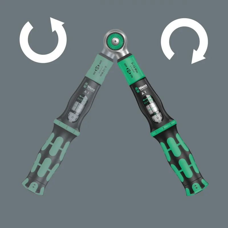 WERA 212 NM SAFETORQUE A 1 MOMENTSLEUTEL SET, 1/4"