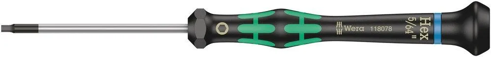 WERA 2054 KRAFTFORM MICRO BINNENZESKSCHROEVENDRAAIER 5/64"X60MM  118078