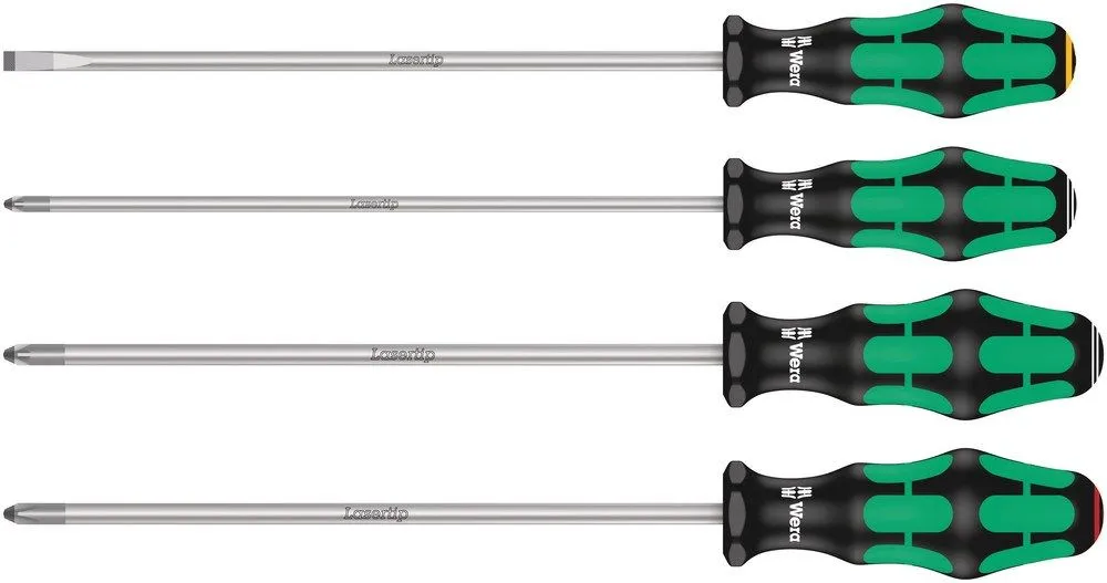 WERA 335/350/355/4 SCHROEVENDR.SET KRAFTFORM PLUS LASERTIP 200MM 4ST  347736