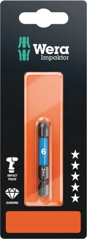 WERA 840/4 IMP DC IMPAKTOR BITS SB 6X50MM - 073946
