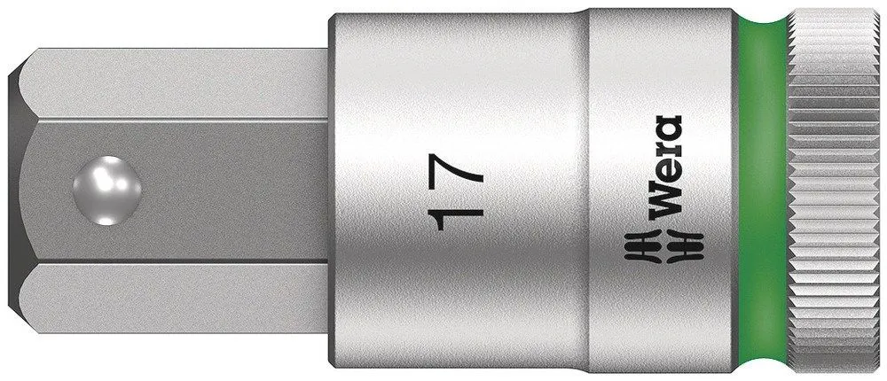 WERA 8740 C HF BINNENZESK. ZYKLOP BITDOP 1/2" VASTHOUDF. 17X60MM  003828