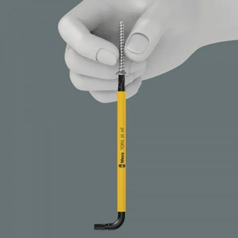 WERA 967 SL HF MULTICOLOUR STIFTSLEUTEL MET VASTHOUDFUNCTIE  TORX  T30 X 122MM