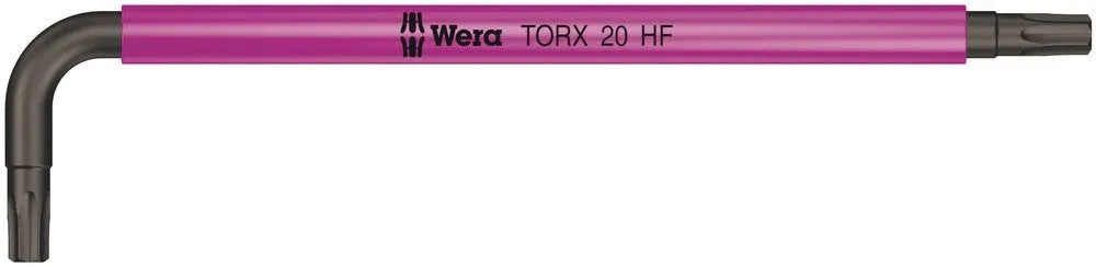 WERA 967 SL TORX HF MULTICOLOUR STIFTSLEUTEL VASTHOUDF. TX20X96MM  024174